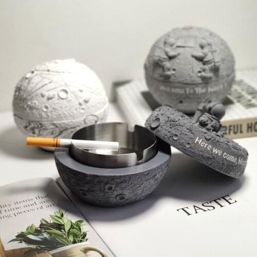 Cement ashtray astronaut ashtray home ashtray cute ashtray ashtray home ash trays pretty cool ashtray ashtrays