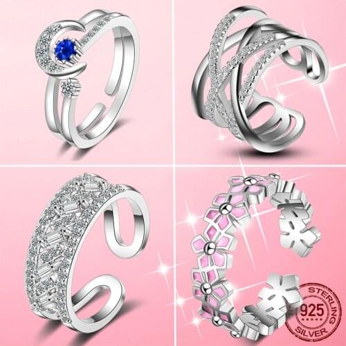 Кольца с фианитами для женщин Charmhub China At AliExpress