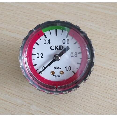 CKD Pneumatic Components New Genuine G50d-8-P10 Pneumatic Pressure Gauge, 0 ~ 1.0MPa, Interface G1 / 8