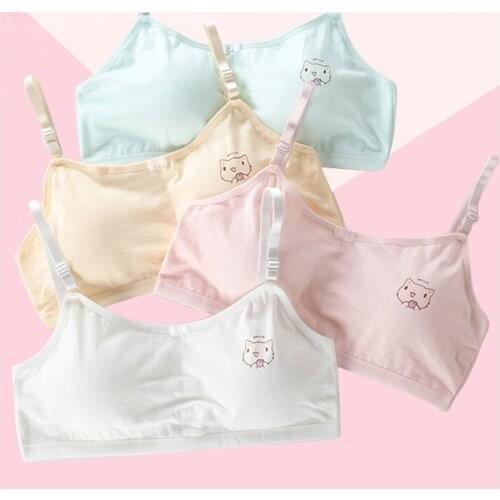Girls Bra Kids Cotton Training Bra Teens Underwear for Teenagers Lingerie Teenage Girl Underwear Teen Bras