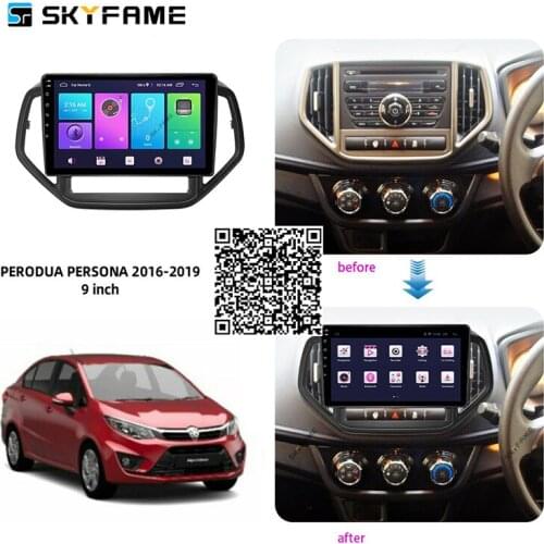 For Perodua Persona/Iriz 2014-2019 Car Radio Stereo Android Multimedia System GPS Navigation DVD Player