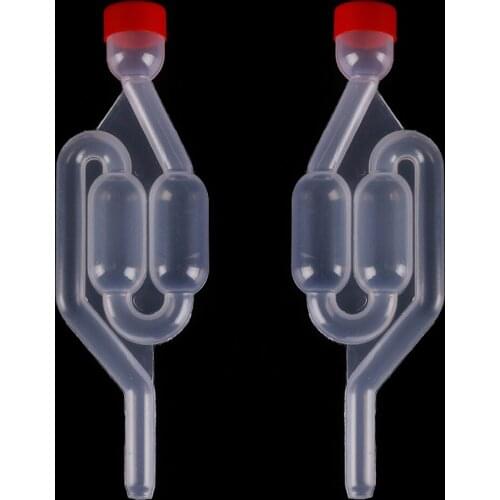 Homemade Wine Vent Air Lock Exhaust Wine Making Tool One-way Brew Wine Fermentation Airlock Check Valve Water Sealed Valves