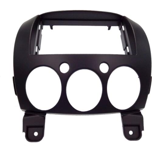 Double Din Radio Fascia for MAZDA 2 Demio 2007+ Stereo Panel Dash Installation+ISO Wire Adapter Socket Trim Kit Frame