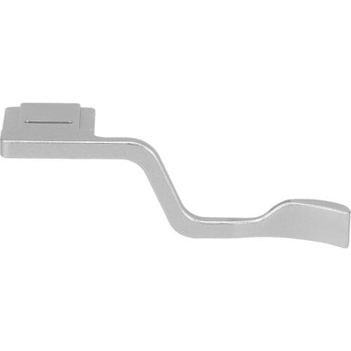 Haoge THB-XT4S Metal Hot Shoe Thumb Up Rest Hand Grip for Fujifilm Fuji X-T1 X-T2 X-T3 X-T4 XT1 XT2 XT3 XT4 Camera Silver