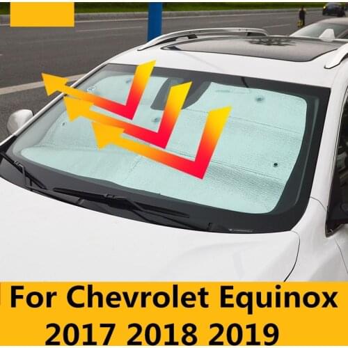 For Chevrolet Equinox 2017 2018 2019 Car Styling Awnings Shelters Window Visors rain eyebrow Interior decoration Auto Accessorie