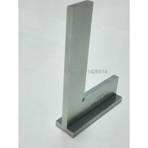 300*200mm DIN875/0 Grade Hardened Stainless Steel 90 degree Flat Edge Square With Wide Base 90degree Industrial Wide Base Sqaure
