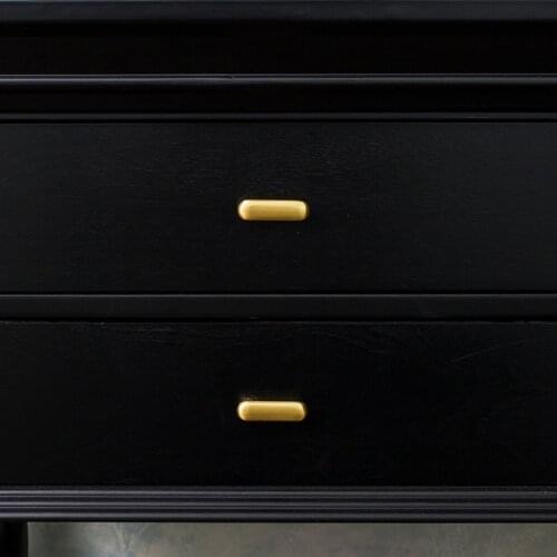 Dormitory Brass Handle Retro Japanese Entry Lux Modern Nordic Simple Wardrobe Door Drawer Solid Handle