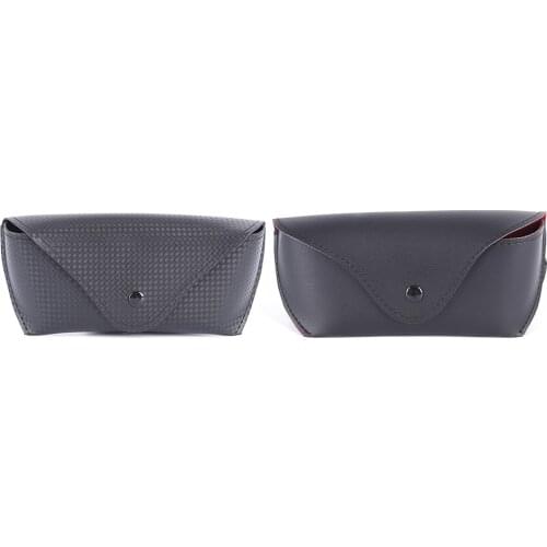 Fashion Men Women Portable Glasses Case Magnetic PU Leather Fold-able Glasses Box For Eyeglass oversize Sunglasses