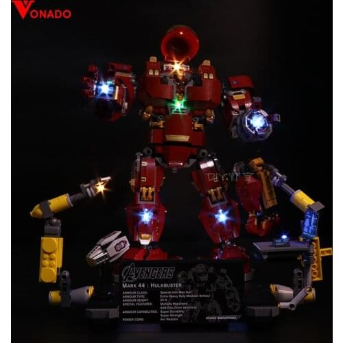 Led Light kit For 76105 scifi series iron Armor Suit set,the gift DIY decorate for children' toys(only Light set,no blocks)
