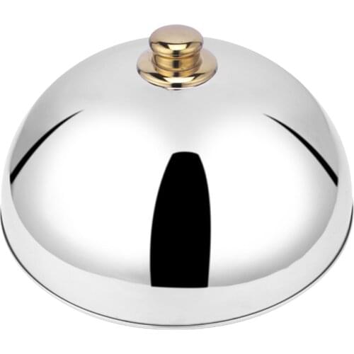 New Stainless Steel Dome Dish Cover Table Food Cover Food Cover Western Restaurant Cover Teppanyaki Dish Cover