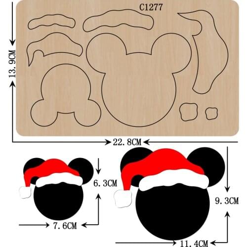 New Wooden die Scrapbooking C-1277 Cutting Dies Multiple sizes