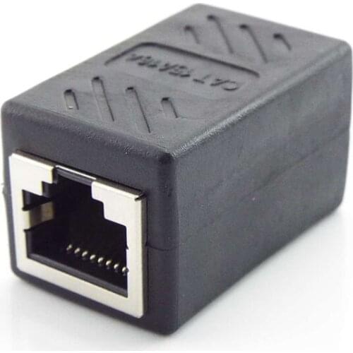 RJ45 Coupler Ethernet Cable LAN Connector Inline Cat7/Cat6/Cat5e Network Cable Extender Adapter Female to Female 8P8C Shielded