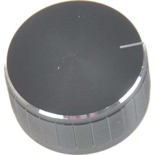 1Pcs 34*17mm Volume Control Rotary Knobs Black Knurled Shaft Potentiometer