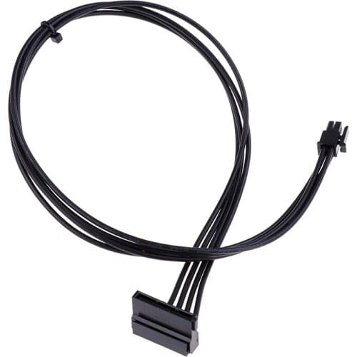 1pc 45CM Cable MINI 4 Pin to SATA Interface SSD Power Supply For Lenovo 510S 510A M410 M415 B250 Motherboard 4Pin to SATA Cables