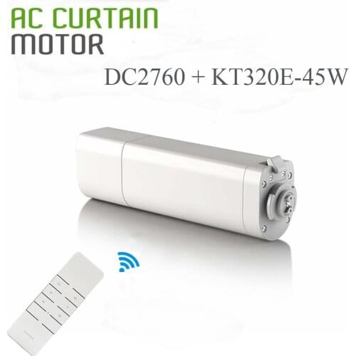2018 New Dooya Electric Curtain Motor KT320E 45W 220V with remote DC2760 Sunflower Intelligent Motor Control Curtains Smart Home