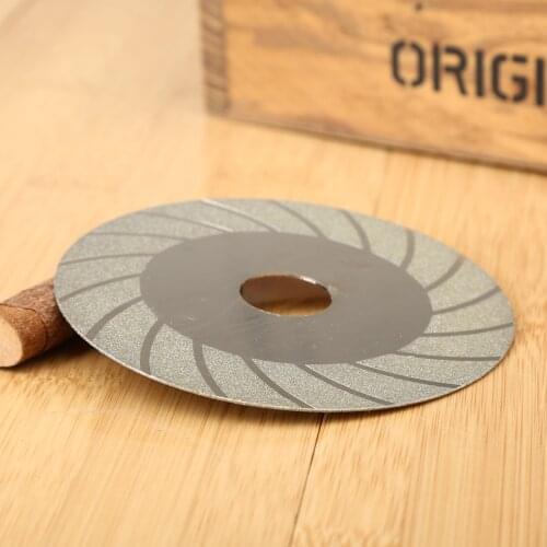 Carbon Steel Diamond Cutting Disc 100mm Cutter Grinding Wheel for Glass Accessories Metal Rotary Tools
