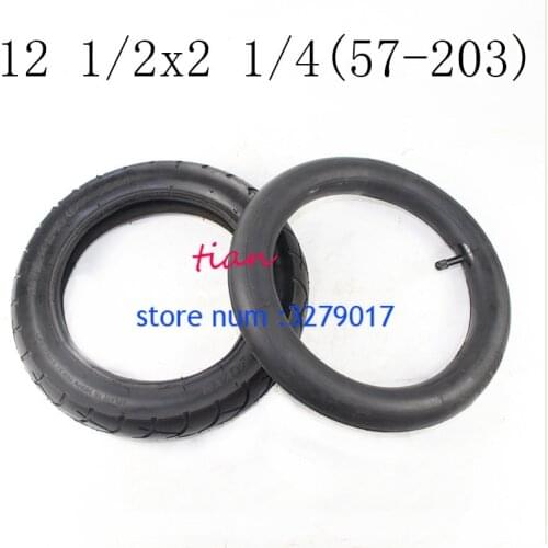 Free Shipping Good Reputation 12 1/2 X 2 1/4 ( 57-203 ) Inner Tire and Outer Tyre Fit for Many Gas Electric Scooters and E-Bike