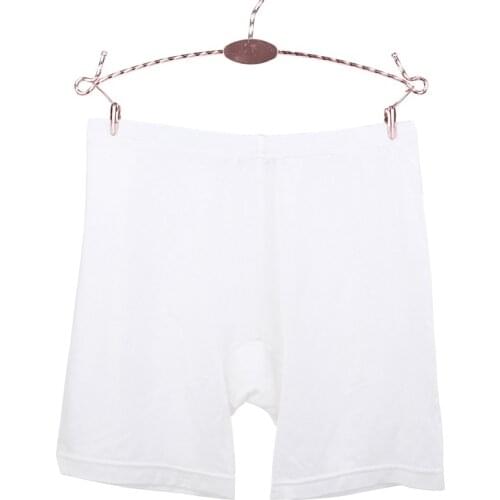 New Safety Panties Cotton Ladies Shorts Simple Breathable Middle Waist Safety Shorts Solid Color Panty