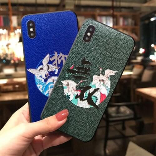 Art 3D Emboss Phone Case For iPhone X XS XR 11 12 Pro MAX 6 7 8 Plus Capa Soft Silicone Back Covers Prevalent Matte Phone Cases