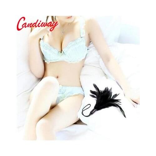 Candiway Black Elegant Soft Feather Flirting Tease Tickle Sex Tool For Adult Couples SM Game