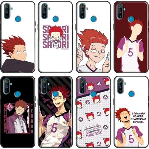 Haikyuu!! Satori Tendou Funny Soft For OPPO Realme 6 7 Pro X7 X50 GT C11 C3 Cover For OnePlus 8 Pro Nord 8T 7T Phone Case