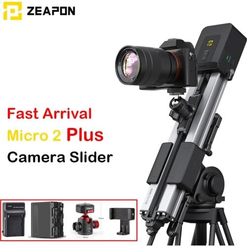 Zeapon Micro 2 Plus DSLR Cameras Slider Portable Travel Distance 54cm/21in 4.5kg All-Direction Capacity Camera Slider Motorized