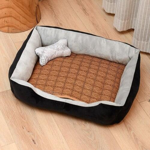 Bone Pet Bed Warm Pet Products For Small Medium Large Dog Soft Pet Bed Dogs Washable House For Cat Puppy Cotton Kennel Mat