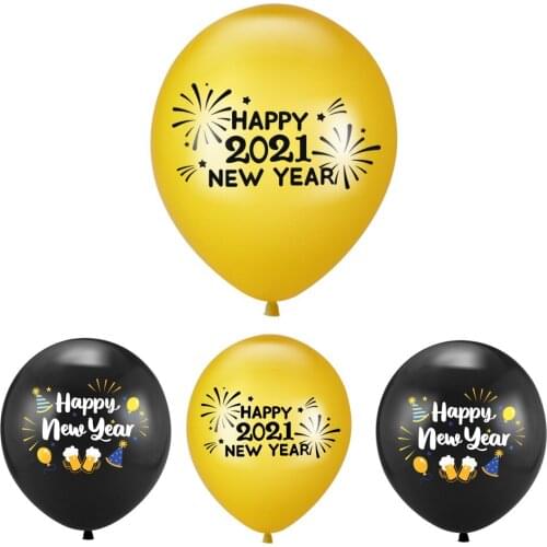 2021 New Years Day Party Decorations Festival Latex Balloons for Musical Party Kids Event accessorie birthday supplies Balloons