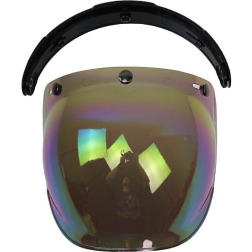 Motorcycle helmet glass Flip Up base helmet bubble shield/windshield 3pin connection windproof glass uni-sex multi color