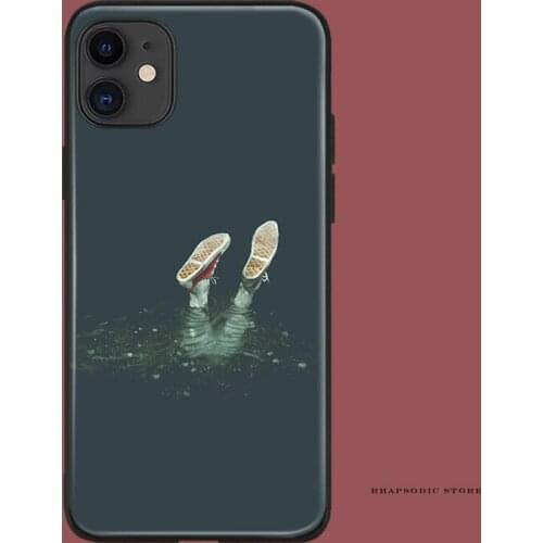Minimalist Abstract Artwork For iPhone 6 6s 7 8 Plus X XR XS 11 Pro Max soft silicone Phone case cover shell
