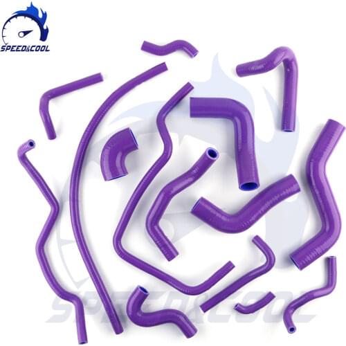 Car Silicone Radiator Coolant Hose Kit For Mazda Mx5 MK1 NA 1.6 Silicone Coolant & Breather Hose Kit