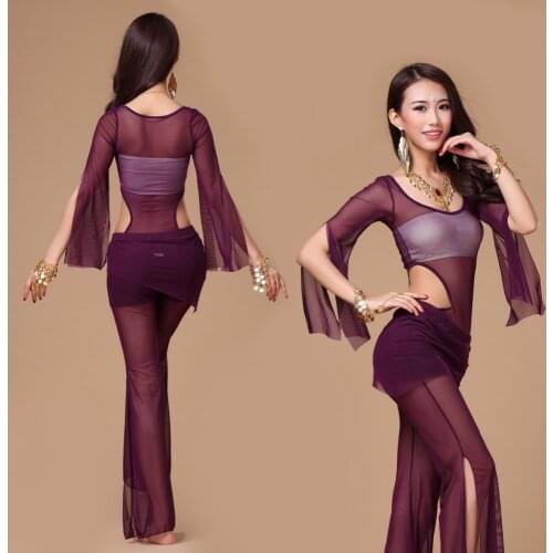 2017 Newest Belly Dance Tribal Costumes high quality bellydancing Egypt Outfit for women dancers 7 colors