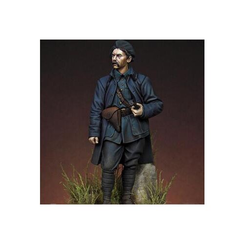 New Unassembled 1/24 75MM ancient French Chasseurs Officer Resin Figure Unpainted Model Kit