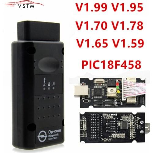 OPCOM V1.65 V1.78 V1.99 with PIC18F458 FTDI op-com OBD2 Auto Diagnostic tool for Opel OPCOM CAN