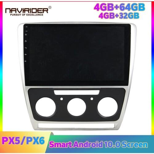 PX6 Android Player For Skoda Octavia 2010-2014 Car Radio Stereo Carplay Head Unit Multimedia Recorder GPS Navigation Autoradio