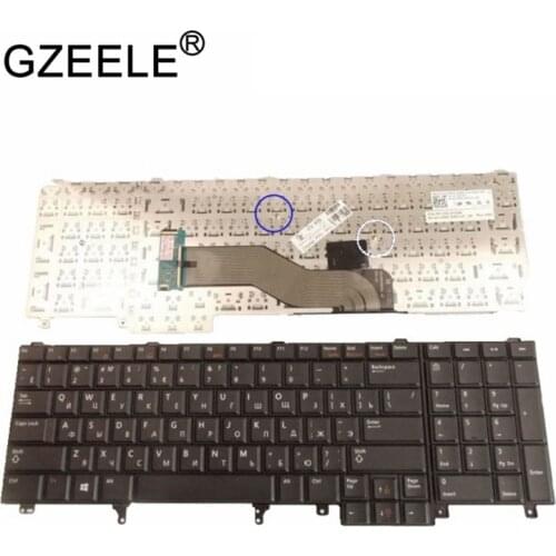 Russian RU Version Keyboard For Dell Latitude E6540 E6520 M4800 M6800 E5520M Laptop without Point Stick Non-Backlit