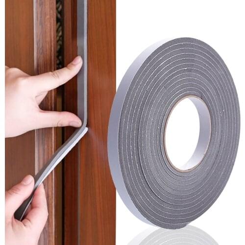 5M Adhesive Foam Weather Draught Excluder Seal Door Window gap insulation rubber tape Hardware width 15MM / 30MM
