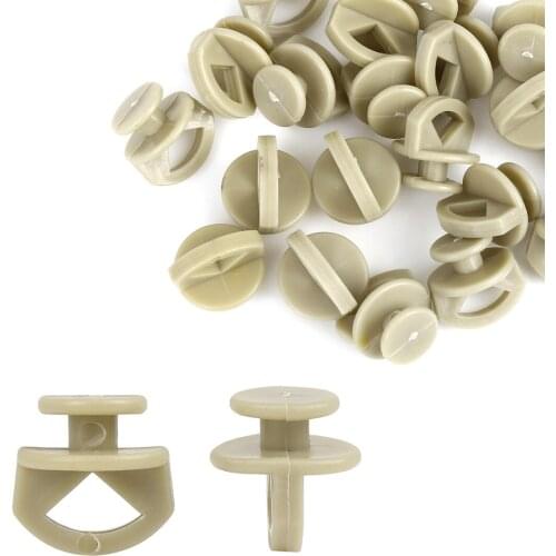 Uxcell 20 Pcs Universal Window Curtain Hooks Trim Fastener Clips Retainer for Car