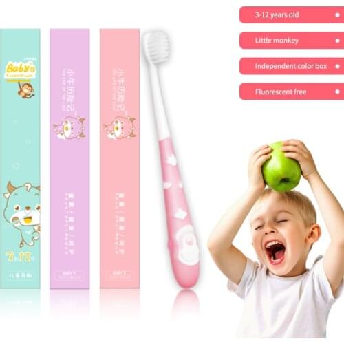 1PC Kids Ultra-thin Soft Toothbrush Portable Travel Eco-friendly Brush Tooth Outdoor Use Teeth Oral Care Oral Cleaning Oral Care