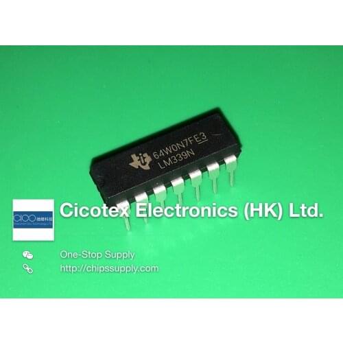 10pcs/lot LM339N DIP14 LM 339 N IC QUAD DIFF COMPARATOR 14-DIP LM339-N LM339AN