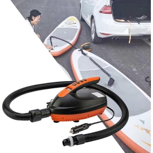 16PSI High-Pressure Motorcycle Car Electric Air Pump 110W Inflatable Pump Automatic Stop Charging for Dinghy Surf Paddle Board
