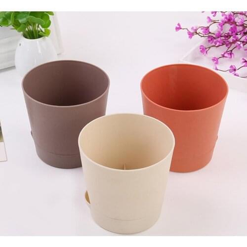 5Pcs Portable Plastic Water Regulator Planter Indoor Outdoor Flower Plant Pot Decorate your home and garden hold colorful flower