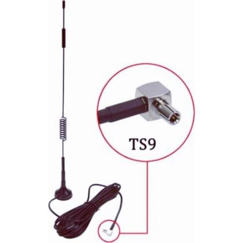 7dbi 4G LTE Antenna TS9 connector Right Angle 3M Cable with Magnetic Base for 3g 4G modem router