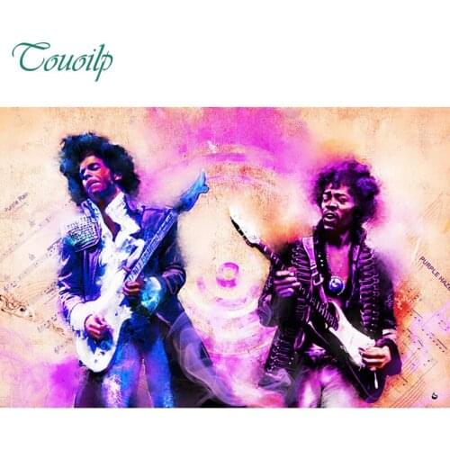 2018 new diy diamond painting Handsome singer Prince purple rain needlework cross stitch round&square diamond embroidery