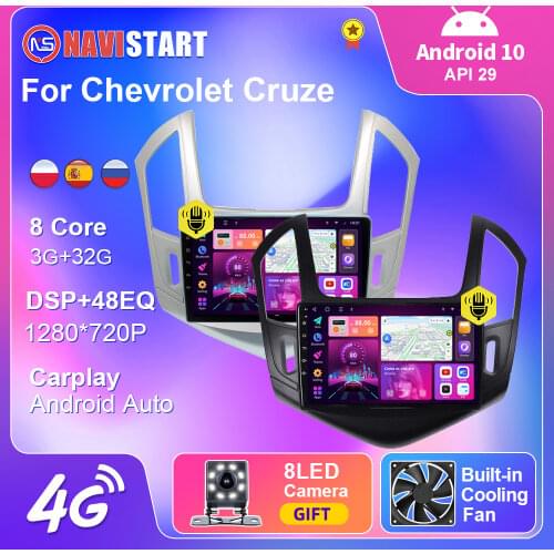 2 Din For Chevrolet Cruze 2012-2015 Car 4G WIFI Carplay Android Auto Radio Multimedia Video Player Navigation GPS Android DVD