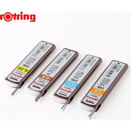 Rotring 0.7mm/0.5mm/1.0mm/0.35mm mechanical pencil lead B/HB/H/2B/2H automatic pencil refills 4pcs/lot