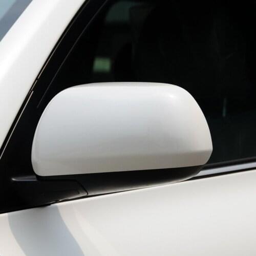 Car Exterior White Left Side Wing Rearview Mirror Cover Cap Decoration Fit for Toyota Highlander 2013 2012 2011 2010 2009 2008