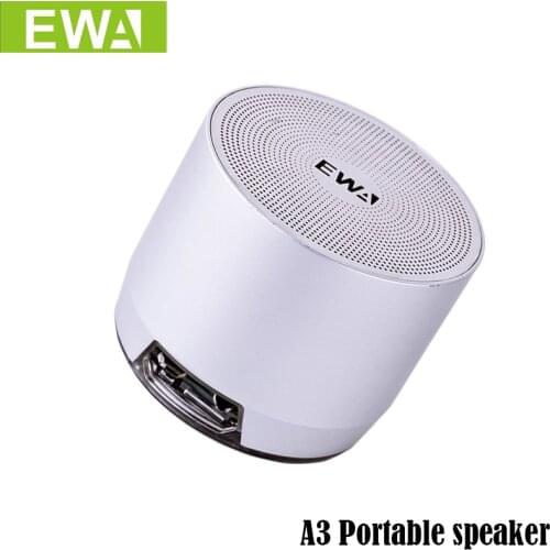 EWA A3 Mini Speakers 3D Stereo Music Surround Wireless Bluetooth Speakers Portable Bluetooth Sonud Bass Support TF Cards USB