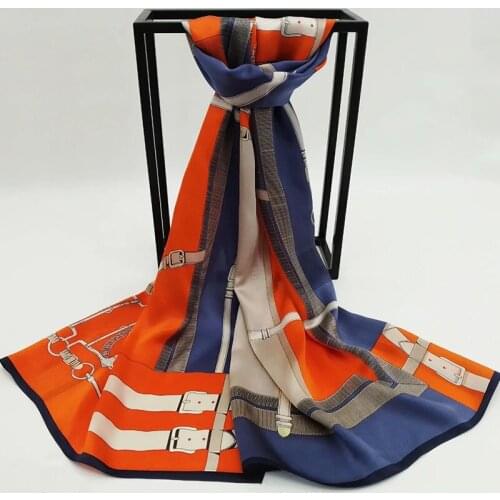 DANKEYISI Women Scarf Women Nature Silk Scarf Towel Luxury Long Printed Female Hijab Foulard Femme Bandana Scarf Women Scarves