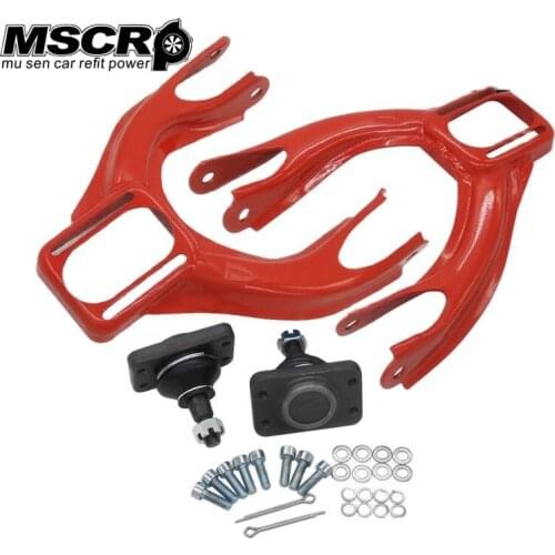 Iron Adjustable (L&R) Front Upper Control Arm Camber Kit For HONDA CIVIC EG 92-95 RED FRONT UPPER CAMBER ARM KIT